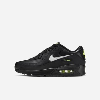 Pantofi Casual Nike Air Max 90 Fete Negrii Gri Deschis | SNMR-40623